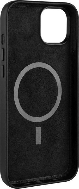 Actual product image Fixed MagLeather for Apple iPhone 15 Plus, black (Apple iPhone 15 Plus)