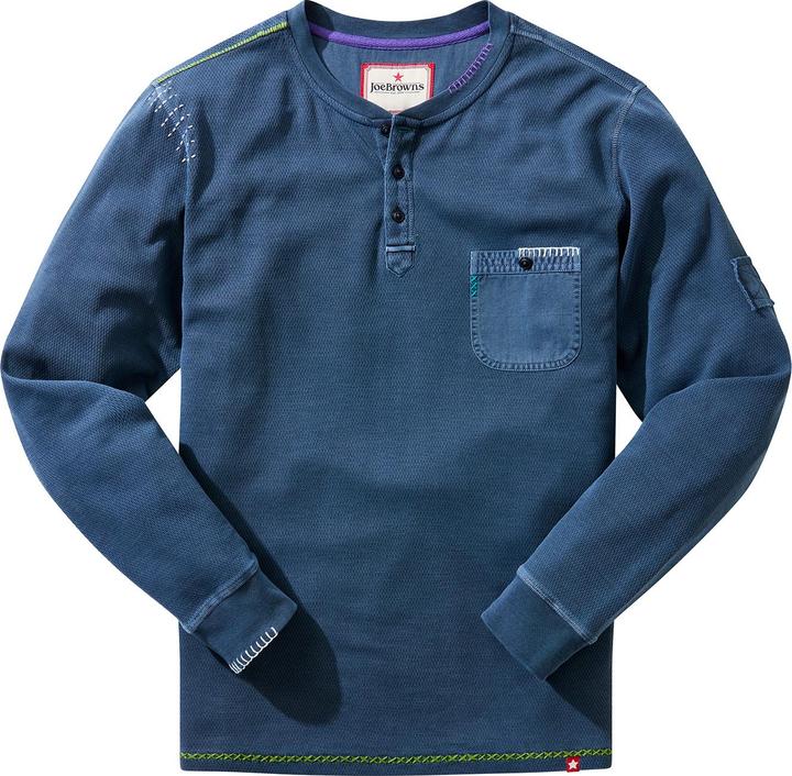 Produktbild Joe Browns Customised Cotton Waffle Long Sleeve Henley (S)