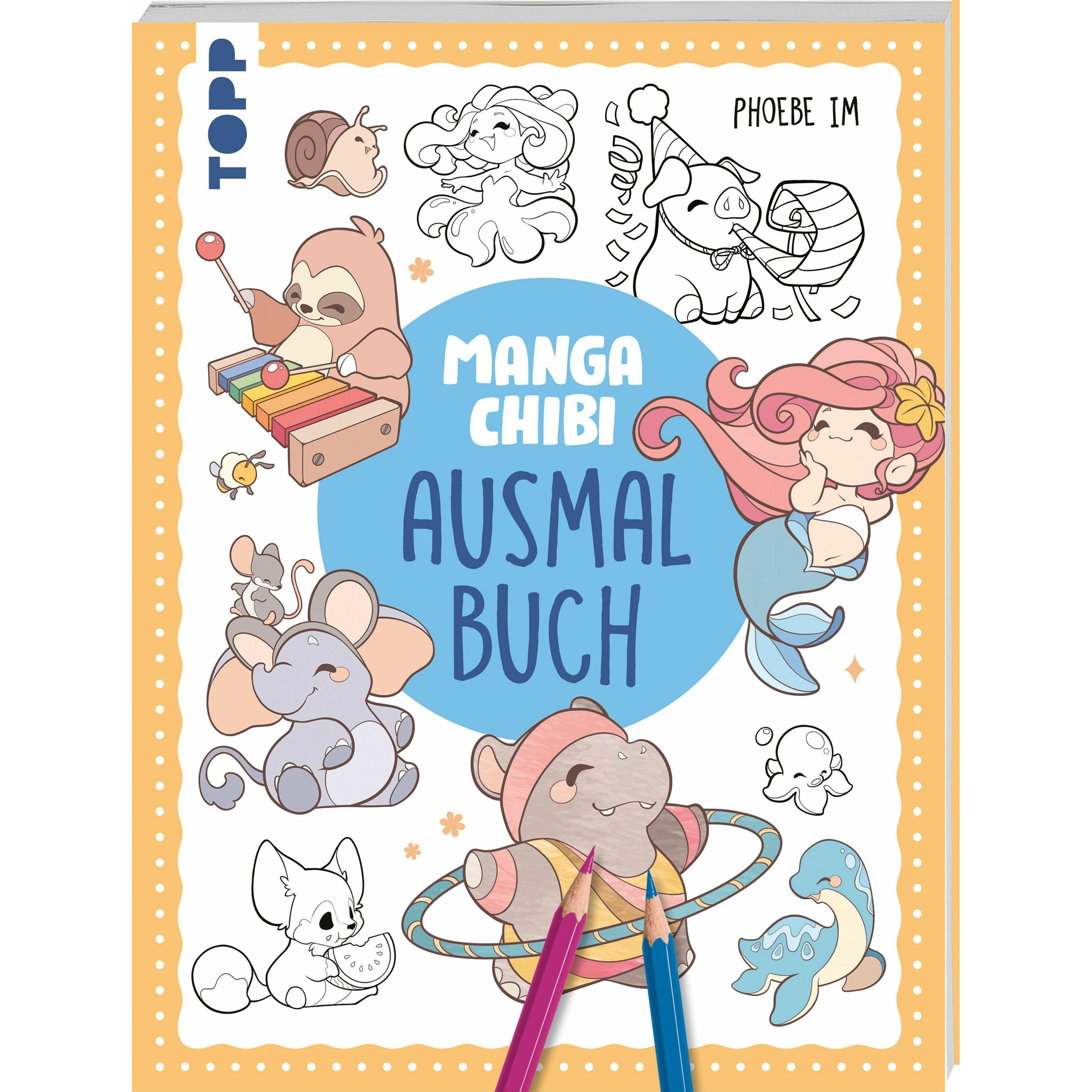 Frech Manga Chibi Ausmalbuch