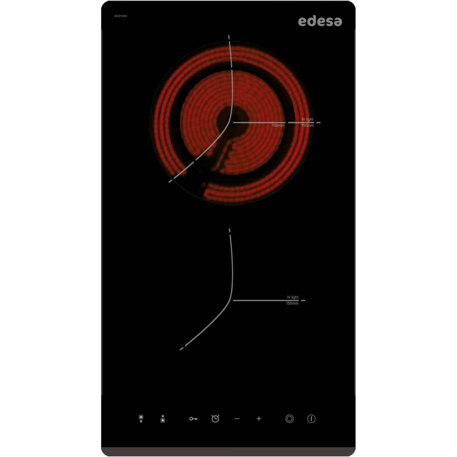 Edelsa Nero Evt-3220 B, Piano Di Cottura,