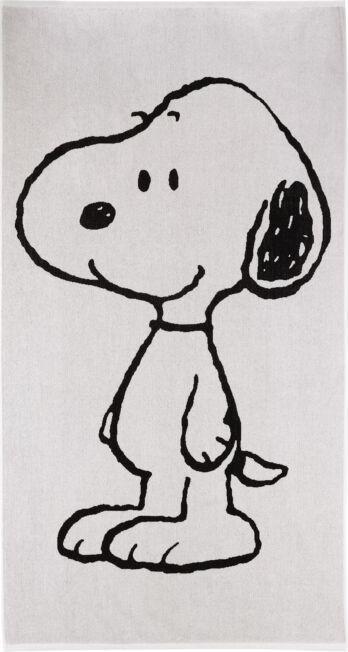 Vossen Peanuts Strandtuch «Snoopy Beach», Velours, 100x180 cm (180 x 100 cm)