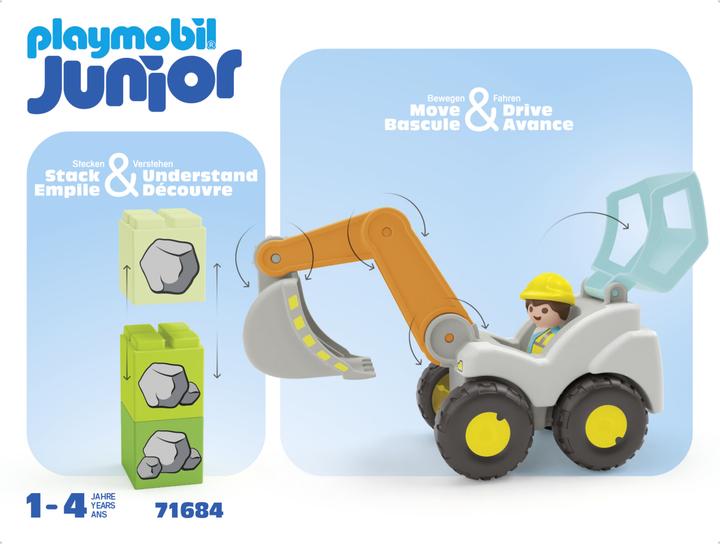 Produktbild Playmobil Schaufelbagger (71684, Playmobil Junior)