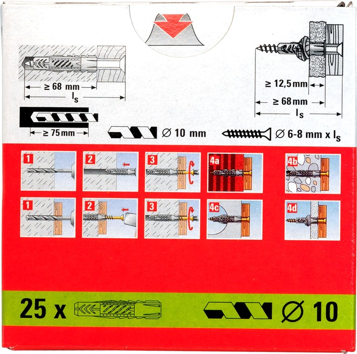 Actual product image Fischer Universal anchor UX 10 x 60 60 m (25 pcs.)