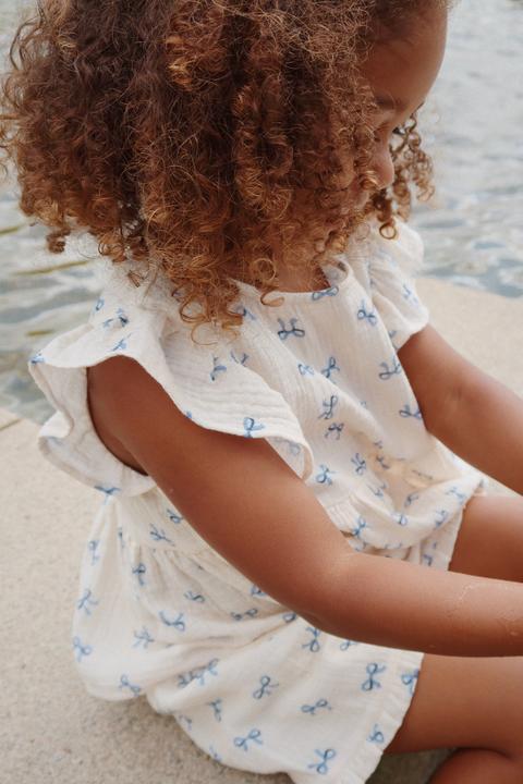 Produktbild Konges Slojd Coco Top Bow Bleu (86)