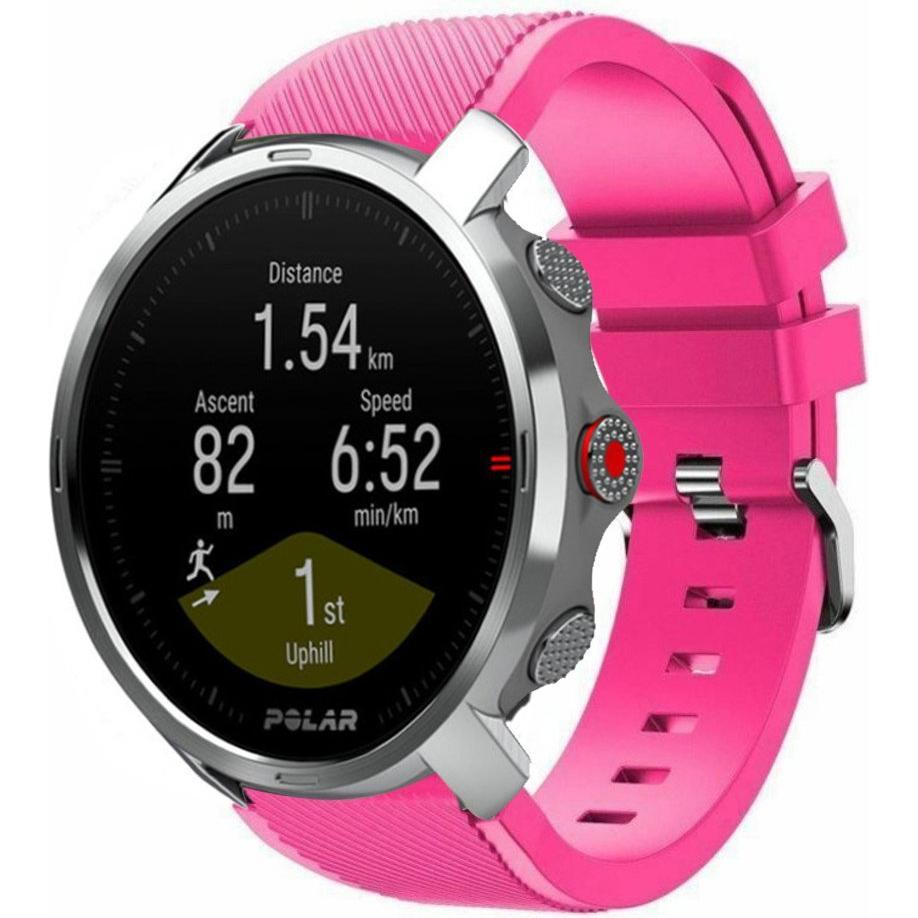 Thumbnail - Strap-it Silikonarmband (Silikon, Grit X), Uhrenarmband, Rosa