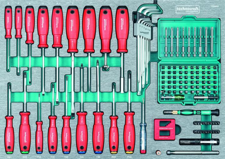 Produktbild technocraft Werkstattwagen SWISS TEAM WOOD 282-tlg (282 x)