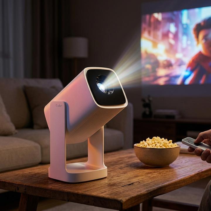 Immagine prodotto Wanbo Cube 1 - Alpine White (HD, 350 lm, 1.2:1)