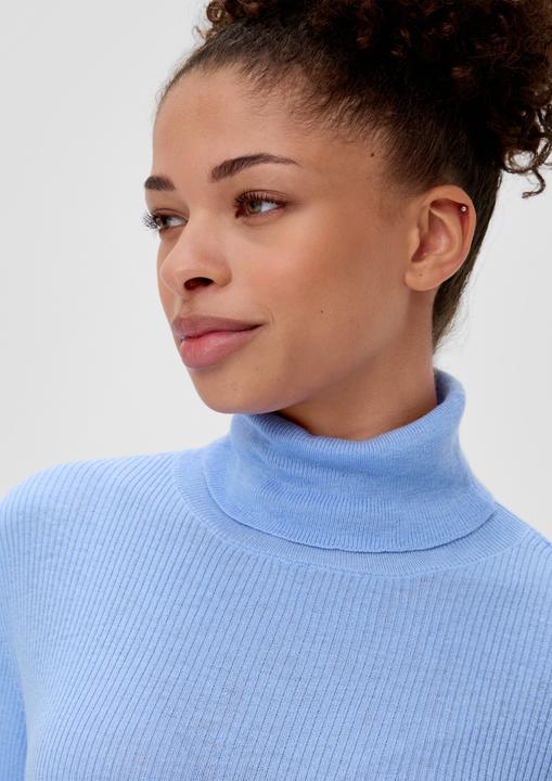 Produktbild s.Oliver Rollkragenpullover aus Feinstrick (L)
