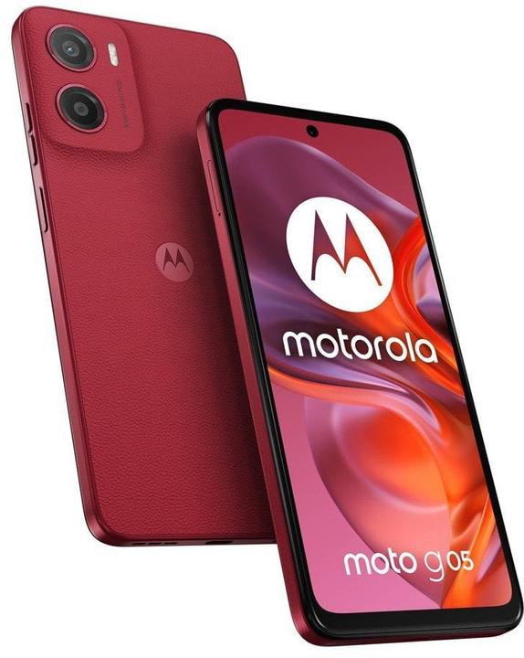 Productafbeelding Motorola Moto G05 (128 GB, Pruimenrood, 6.67", Dubbele SIM, 4G)