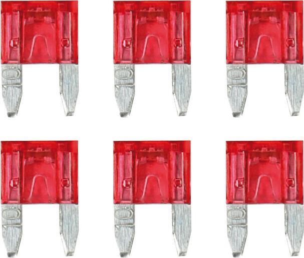 Lampa Smart Led, kit 6 micro-fusibles à lames avec témoin lumineux LED, 12/32V - 10A