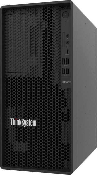 Lenovo ThinkSystem ST50 V2 Xeon E-2324G 4C 3.1GHz 65W 1x16GB 3200MHz UDIMM 2x960GB 5400Pro SATA SSD (Intel Xeon E-2324G, 16 GB, Tower Server)