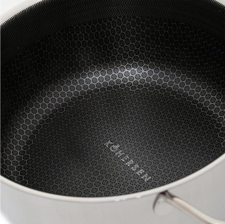 Image du produit Kohersen Garnek z pokrywką Black Cube 24cm (24 cm, Casserole, Aluminium, Acier inoxydable)