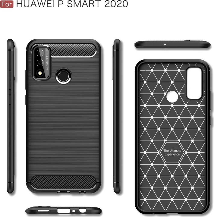Actual product image Screenguard Huawei P Smart 2020 Cover Carbon Brushed Soft TPU (Huawei P Smart (2020))
