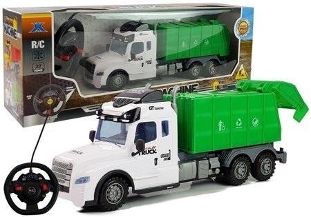 Actual product image Lean Toys Car Garbage Truck Remote Control R/C