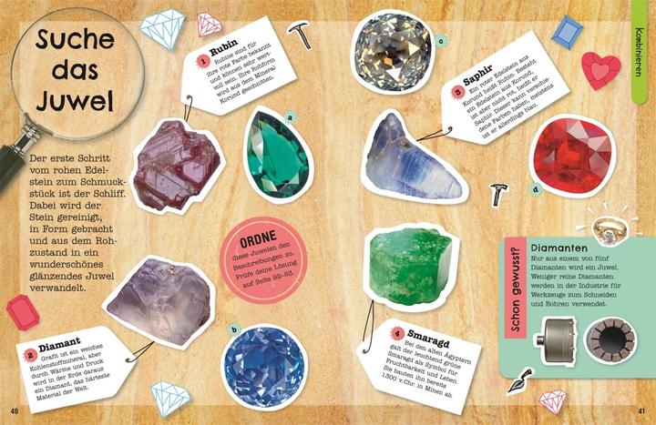 Produktbild Mein Mitmach-Wissens-Kick. Steine und Mineralien (Deutsch, Claudia Wagner, DK Verlag - Kids, 2023)