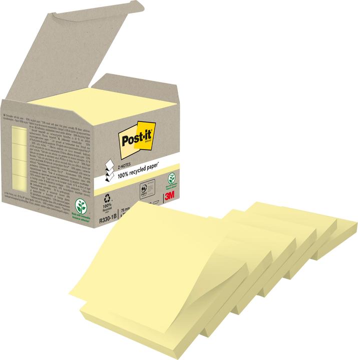Produktbild Post-it Recycling Z-Notes (76 x 76 mm)