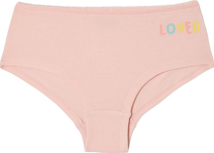 Immagine prodotto Vertbaudet 7er-Pack Mädchen Shortys LOVED, Bio-Baumwolle BASIC (92, 98, Confezione da 7)