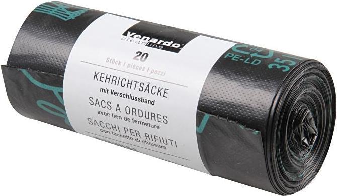 Actual product image Venardo Refuse bag 35L/black (20 x, 35 l)