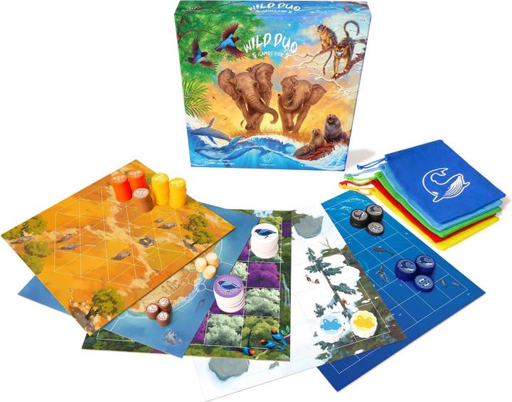Immagine prodotto Treeceratops Wild Duo: 5 giochi per 2 (Inglese, Tedesco, 2 Giocatori)