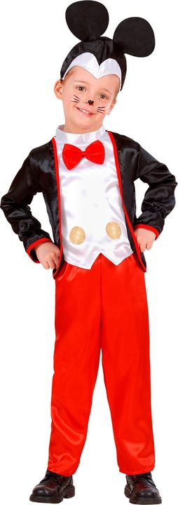 Immagine prodotto Widmann Costume da topolino: giacca con gilet e papillon, pantaloni, copricapo (104)