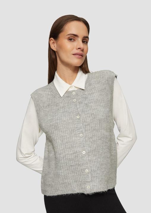 Actual product image s.Oliver Strickjacke Geknöpfte Strickweste (38)