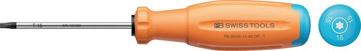 Image du produit PB Swiss Tools Tournevis Torx PB 38400 SwissGrip Evo Gr. 15 80 mm OR