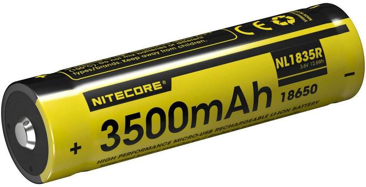 Produktbild Nitecore 18650 USB Akku 3500mAh NL1835r