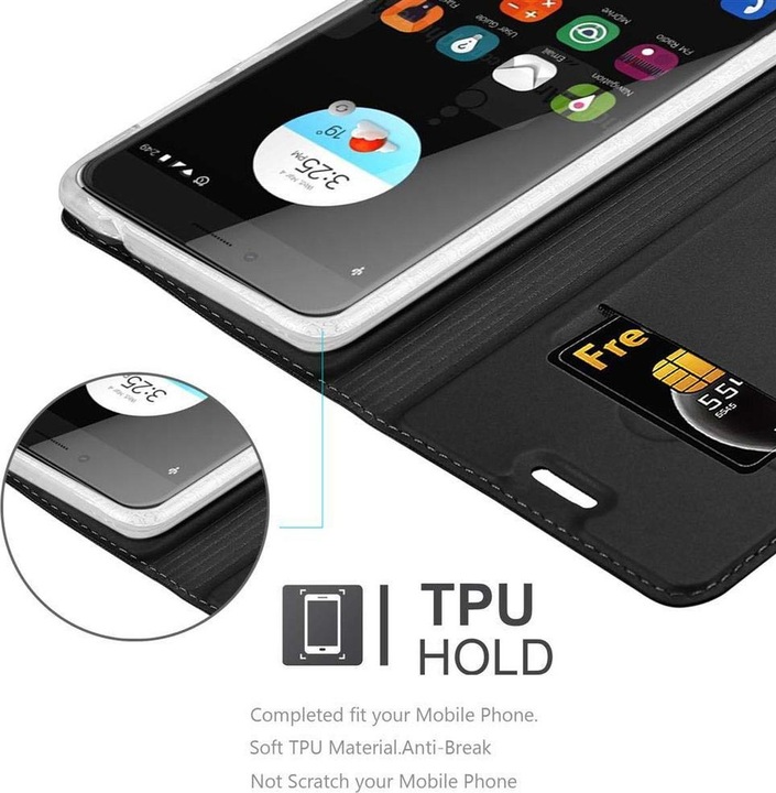 Produktbild Cadorabo Book Classy Style Cover (ZTE Blade V7)