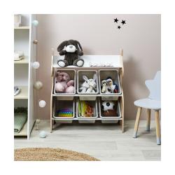 Thumbnail - Home Deco Kids, Kinderregal, Aufbewahrungsmöbel Einhorn 6 Behälter