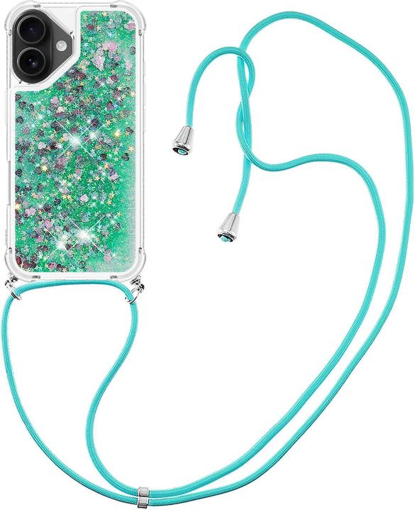 Immagine prodotto Cover-Discount iPhone 17 - Glitzer Hülle mit Kordel (Apple iPhone 17)