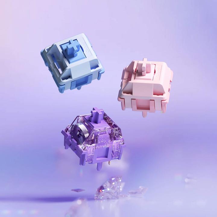 Actual product image Akko Stellar Rose Switches, linear, 45 pieces