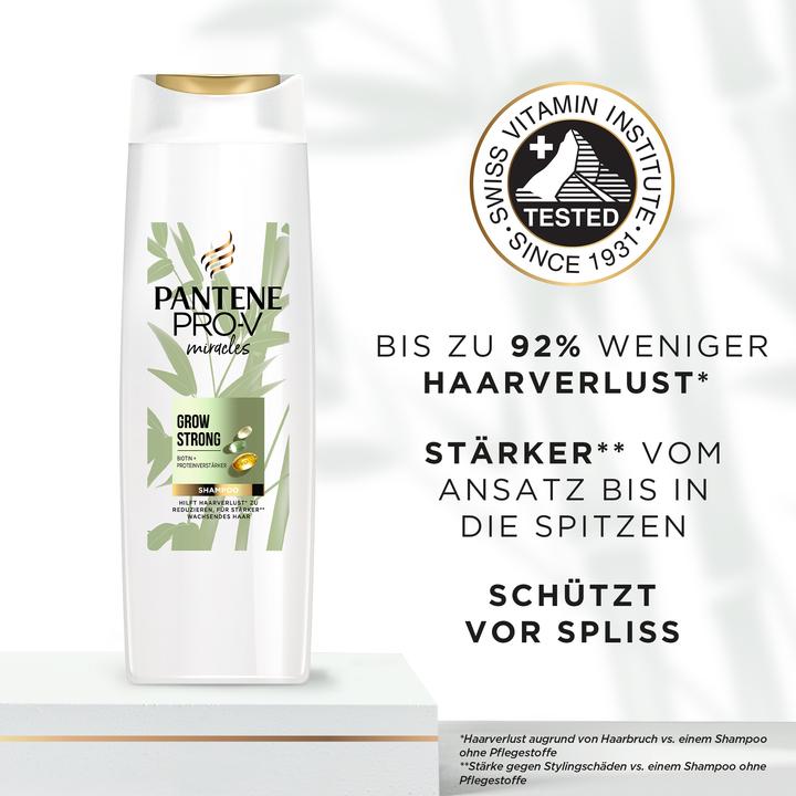 Produktbild Pantene Grow Strong (250 ml, Flüssiges Shampoo)