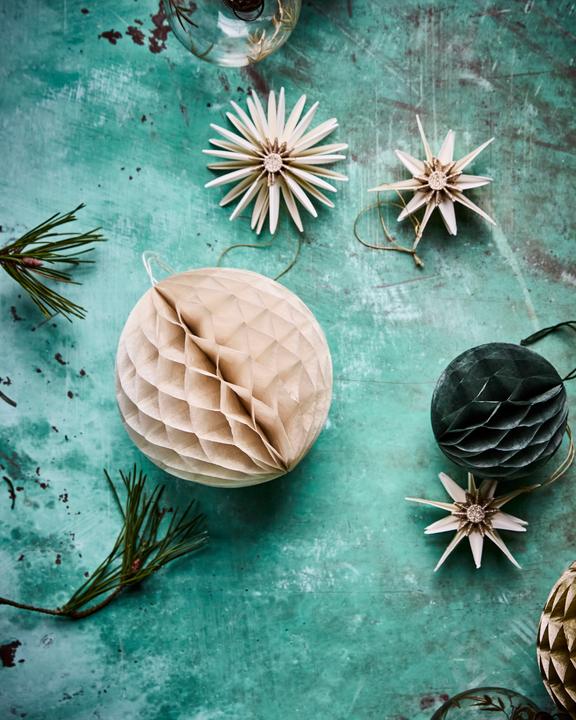 Produktbild House Doctor Christmas ornaments, HDOrb, Ivory (100-teilig)