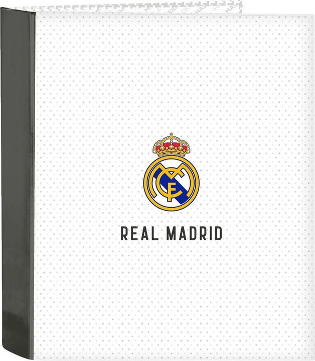 Real Madrid CF Ringbuch Real Madrid C.F. 24/25 Weiss Grau A4 27 x 33 x 6 cm (A4, 60 mm, 1 Stk.)