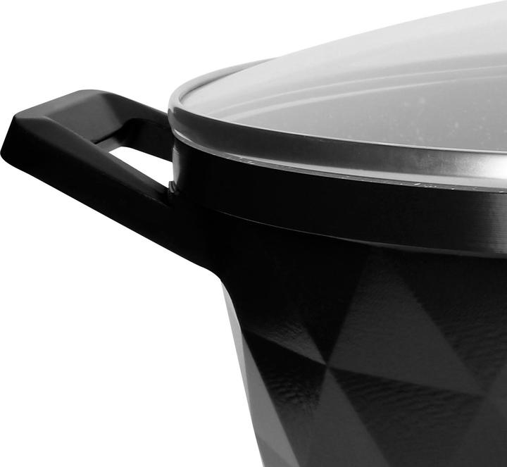 Actual product image JTI Set with pots - aluminium and glass - 6 pieces (28 cm, Roman pot, Aluminium)