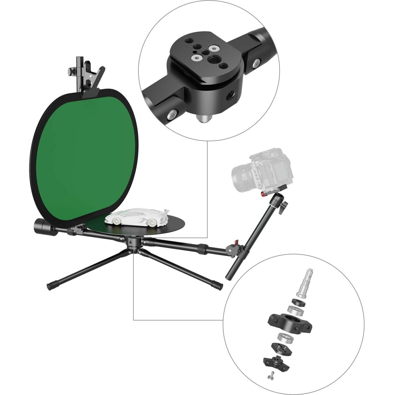 Thumbnail - SmallRig 4807 Professional 12" 360° Photography Turntable (Metall), Stativ, Schwarz