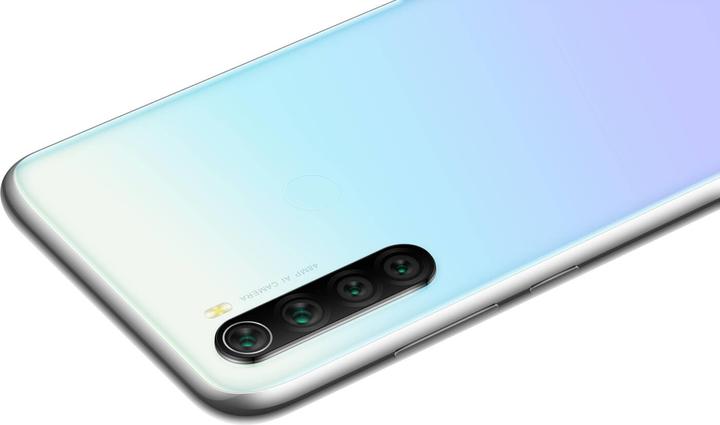 Immagine prodotto Xiaomi Redmi Nota 8 (128 GB, Bianco Chiaro di Luna, 6.22", Doppia SIM Ibrida, 4G)