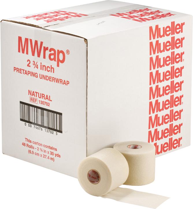 Mueller Nastro in poliuretano M-Wrap Neutral (48 rotoli) (27.40 m)