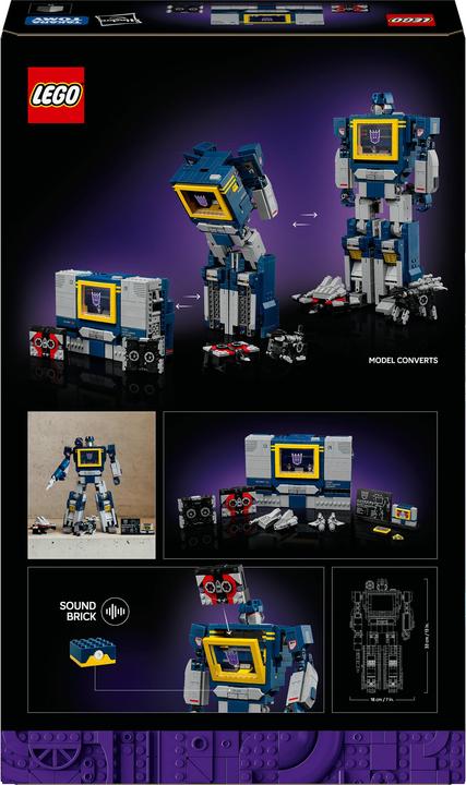 Produktbild LEGO Transformers: Soundwave (10358, LEGO Icons)