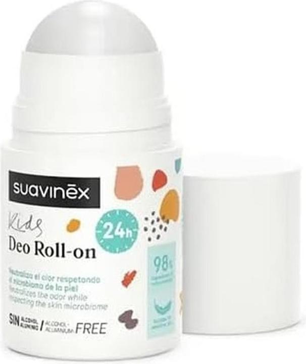 Suavinex Alcohol-Free Roll-On Deodorant for Children and Girls (Roll-on, 50 ml)