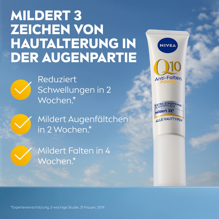 Actual product image NIVEA Q10 Power Anti-Wrinkle Eye Cream (Crème, 15 ml)