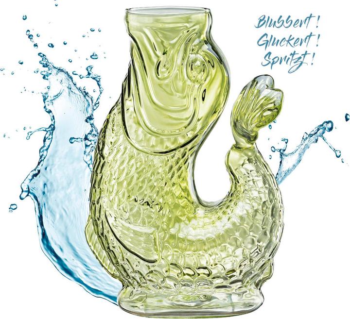 Produktbild Cilio NEMO Wasserkaraffe grün 10x15,5x23cm (1 l)