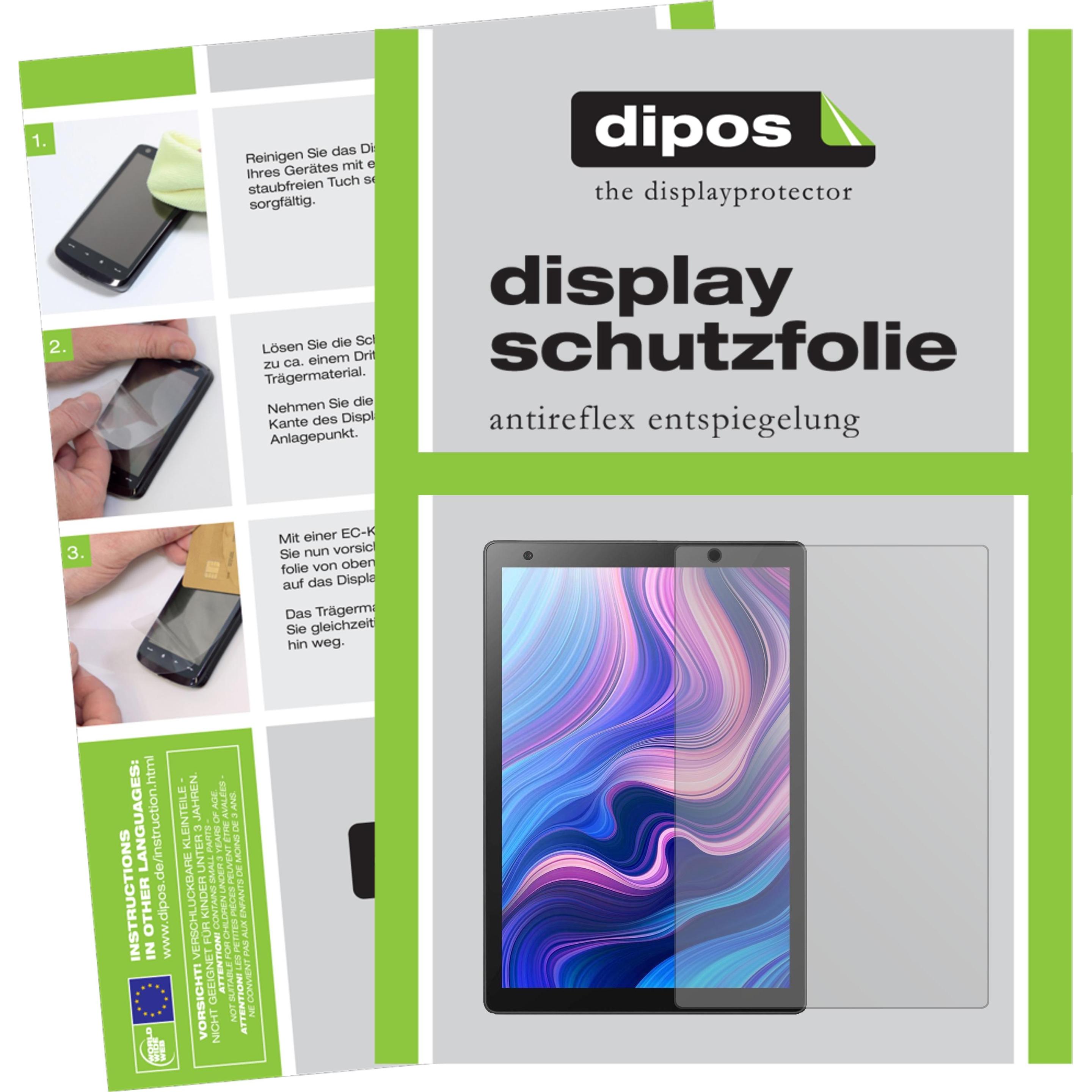 Dipos Displayschutzfolie Antireflex (2 Stück, MatrixPad Z10), Tablet Schutzfolie
