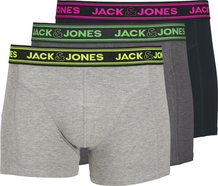 Produktbild Jack & Jones Jacethan Solid Trunks 3 Pack Sn (L, 3er Pack)