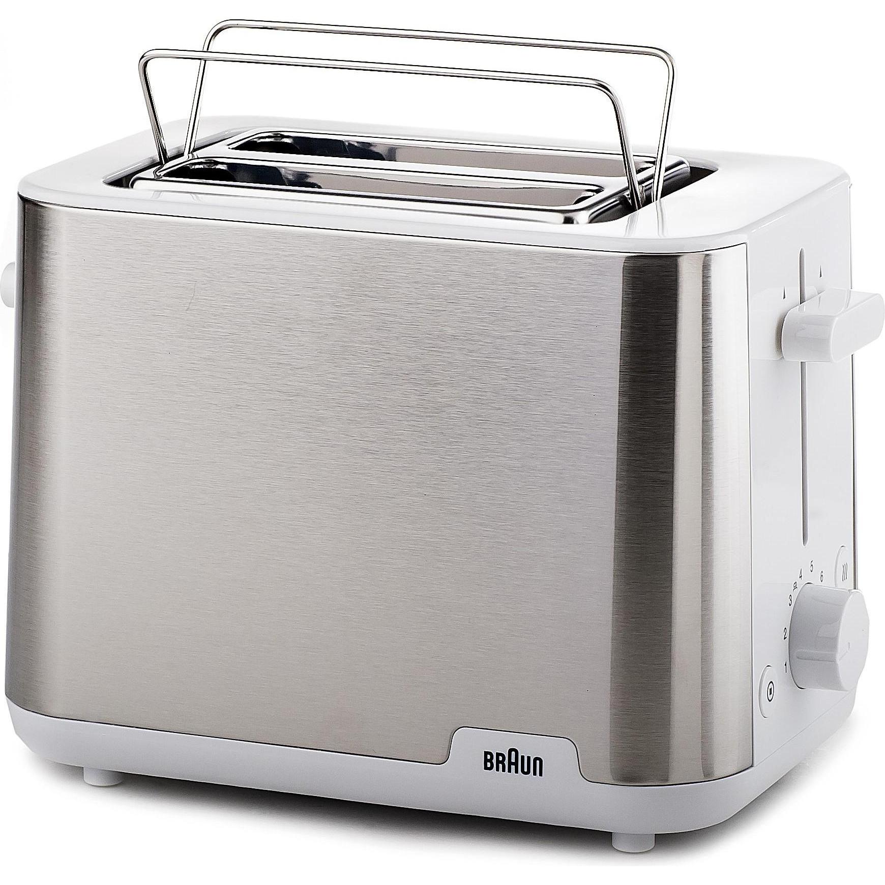 Braun Broodrooster HT 1510 WH 2 sneetjes, Broodrooster, Wit