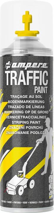 Actual product image Ampere Floor marking spray Traffic Paint 500ml yellow (Yellow, 0.50 l)