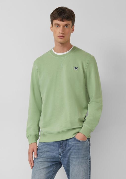 Produktbild s.Oliver Sweatshirt Sweatshirt aus Baumwollmix mit Crew Neck (S)