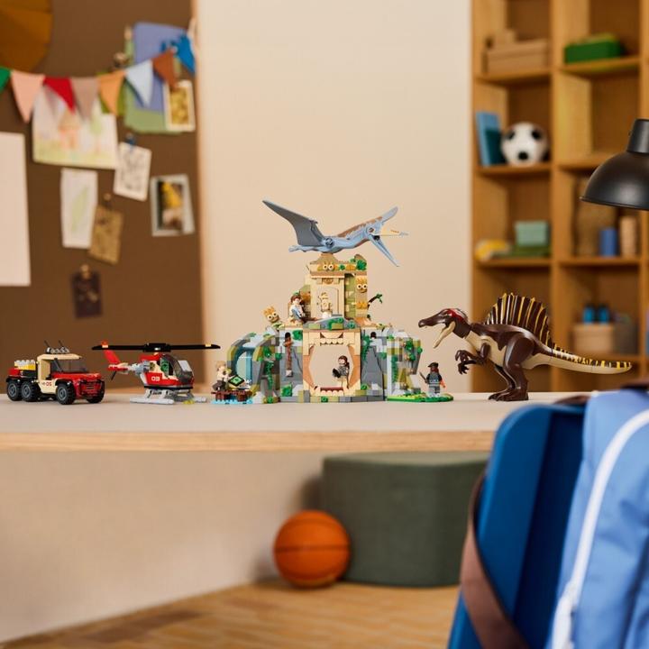 Immagine prodotto LEGO Mattoncini Jurassic World 76976 Spinosaurus e Quetzalcoatlus Missione aerea (76976, LEGO Jurassic World)