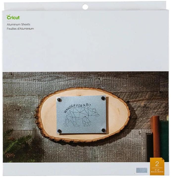 Immagine prodotto Cricut Cartello in metallo alluminio 20 x 20 cm, 2 pezzi
