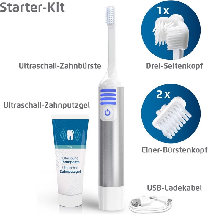 Produktbild Mira-Teeth Starter Kit (Schallzahnbürste)